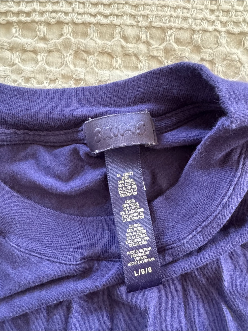 Skims purple boyfriend lounge set - Picture 5 of 6
